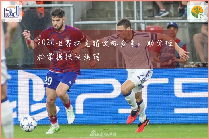 2026世界杯竞猜攻略分享，助你轻松掌握投注诀窍